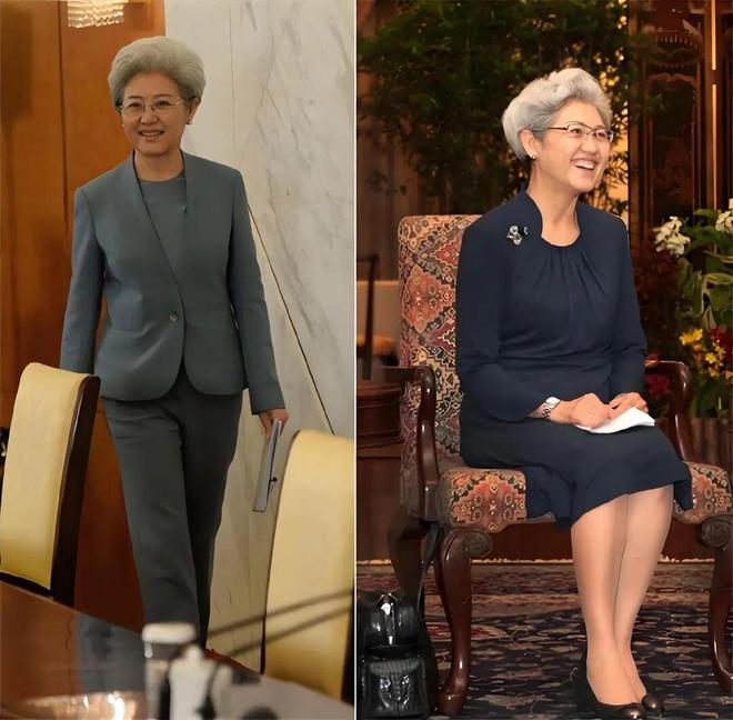 ”穿衣不松垮、首饰不戴金72岁也优雅AG真人app傅莹不愧是“最美外交官(图16)