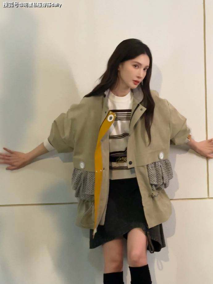 巅峰！4套秋冬穿搭色系温柔减龄又高级！AG真人国际厅金晨增肥成功后回到颜值(图9)